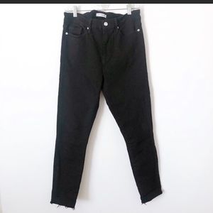 GOOD AMERICAN Good Legs Raw Hem Ankle Skinny 14/32